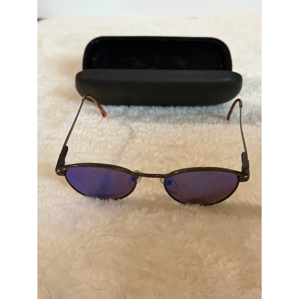 Revo 1114/054 Sunglasses Vintage Metal Frame Purple Lens Made in Japan With Case